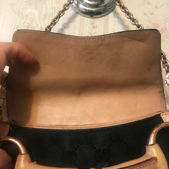 Gucci Horsebit Monogram Handbag - Picture 1 of 1